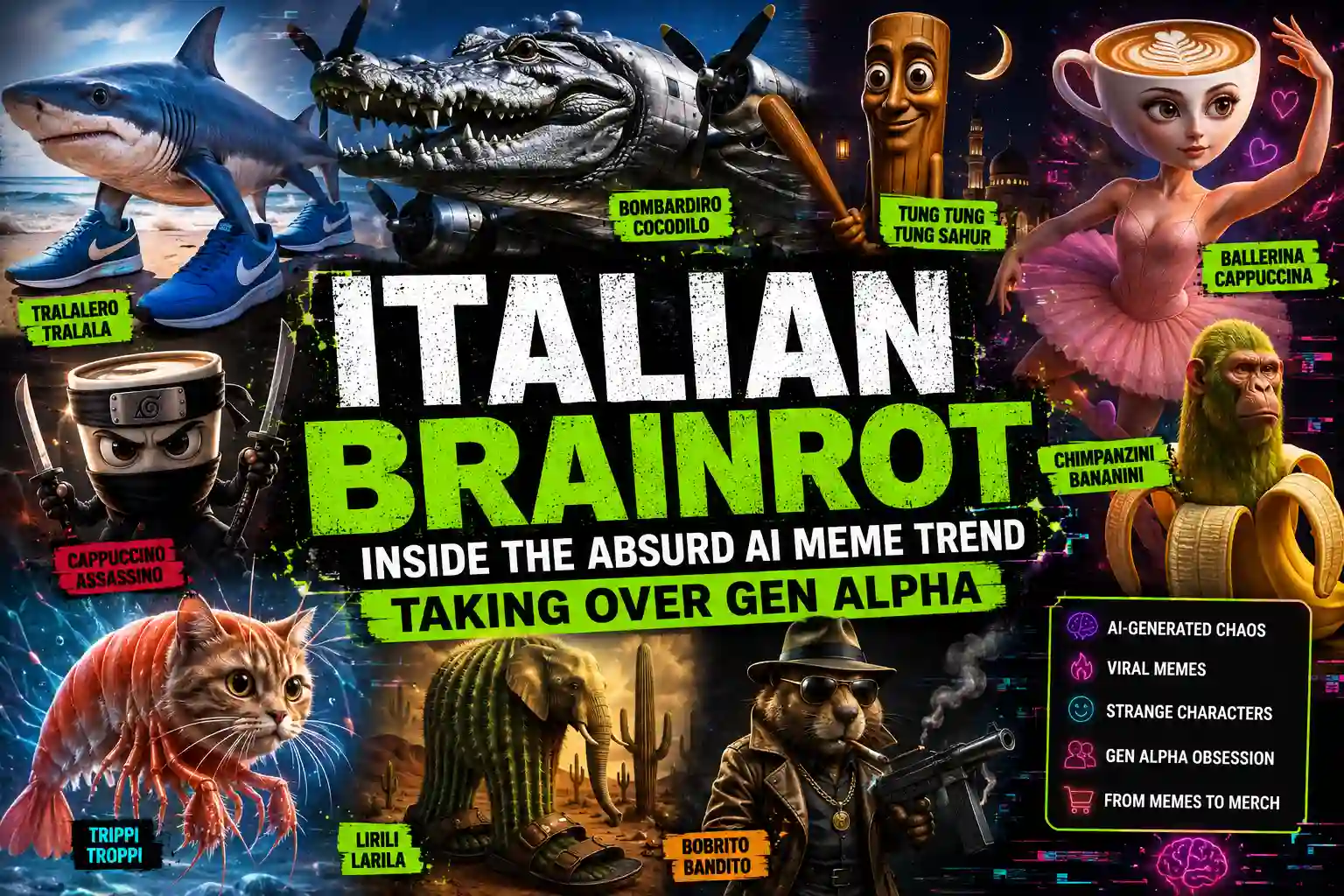 Italian Brainrot: Inside the Absurd AI Meme Trend Taking Over Gen Alpha