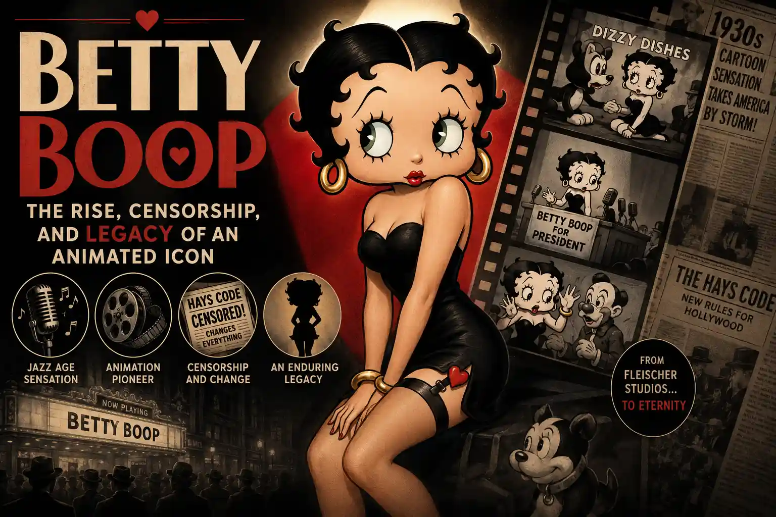 Betty Boop: The Rise, Censorship, and Legacy of an Animated Icon