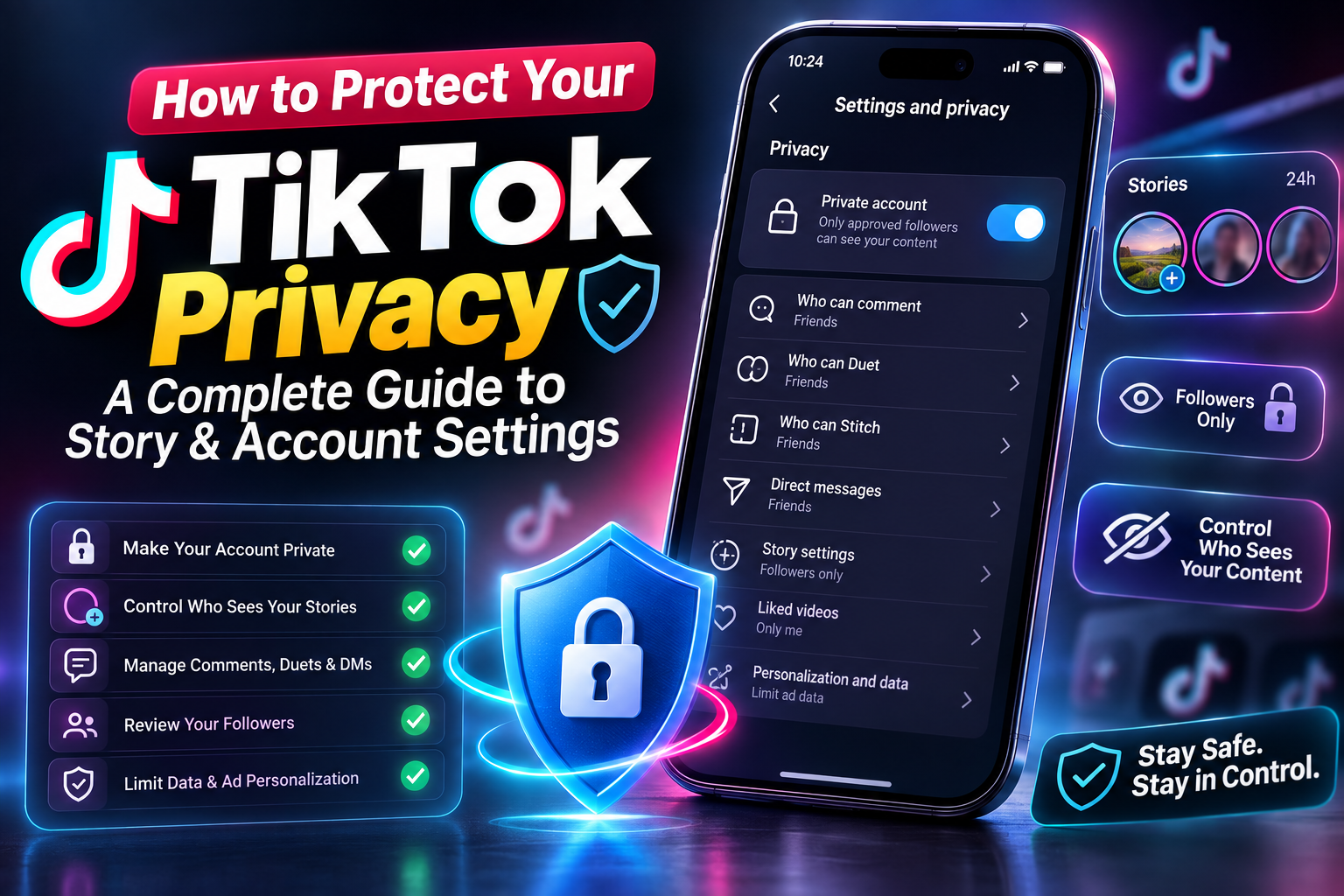 How to Protect Your TikTok Privacy: A Complete Guide to Story & Account Settings