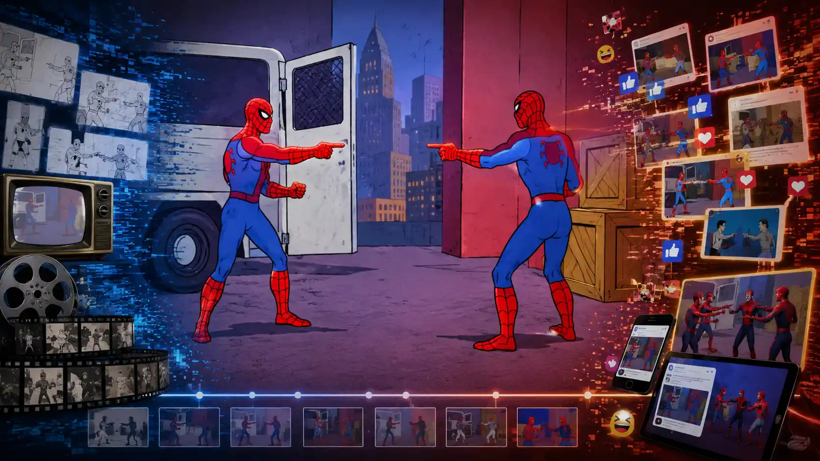 Spider-Man Pointing at Spider-Man: Origin, Meaning, and Meme History