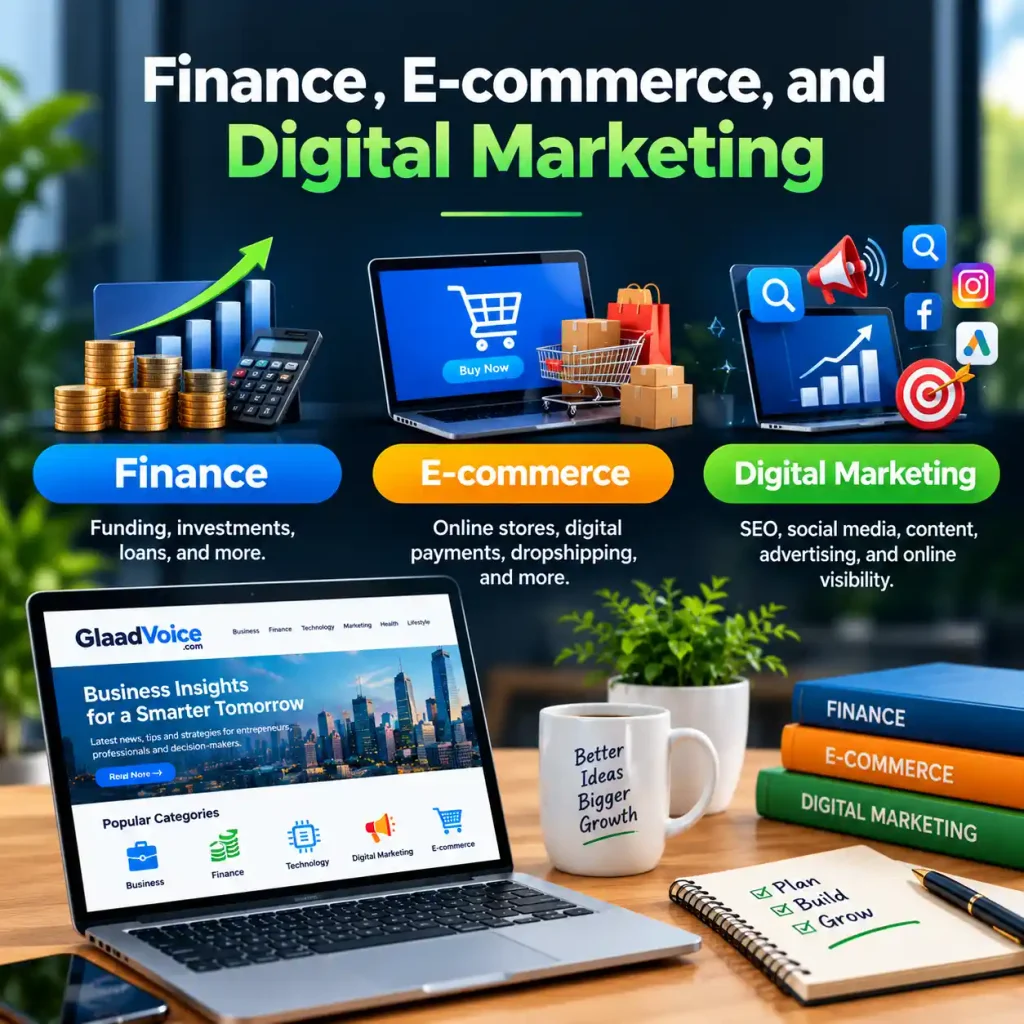 GlaadVoice.com Review: What It Is, Content, Safety, and Publishing Opportunities 2 Finance, E-commerce, and Digital Marketing