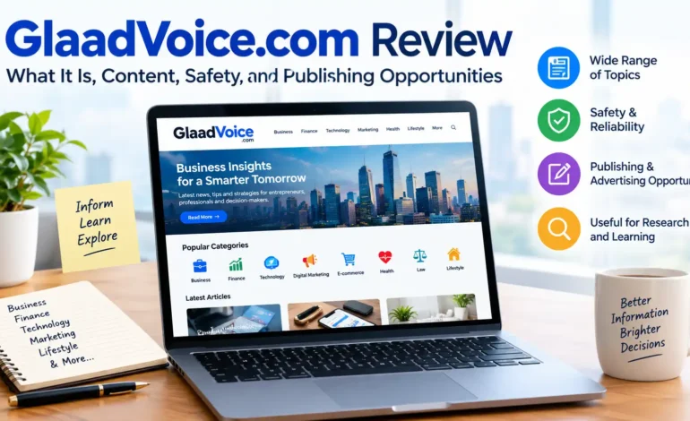 GlaadVoice.com Review: What It Is, Content, Safety, and Publishing Opportunities 6 GlaadVoice.com