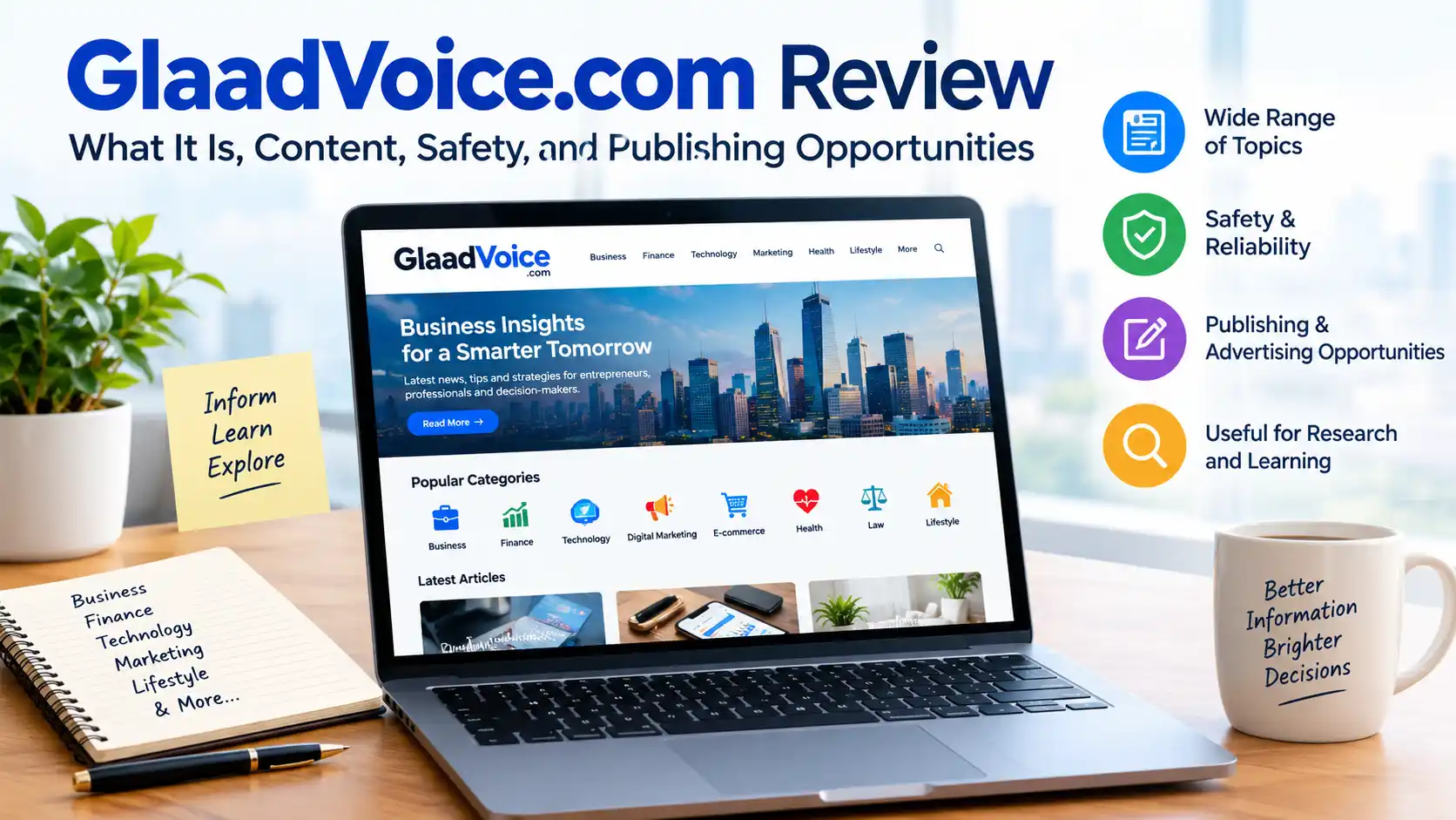 GlaadVoice.com Review: What It Is, Content, Safety, and Publishing Opportunities