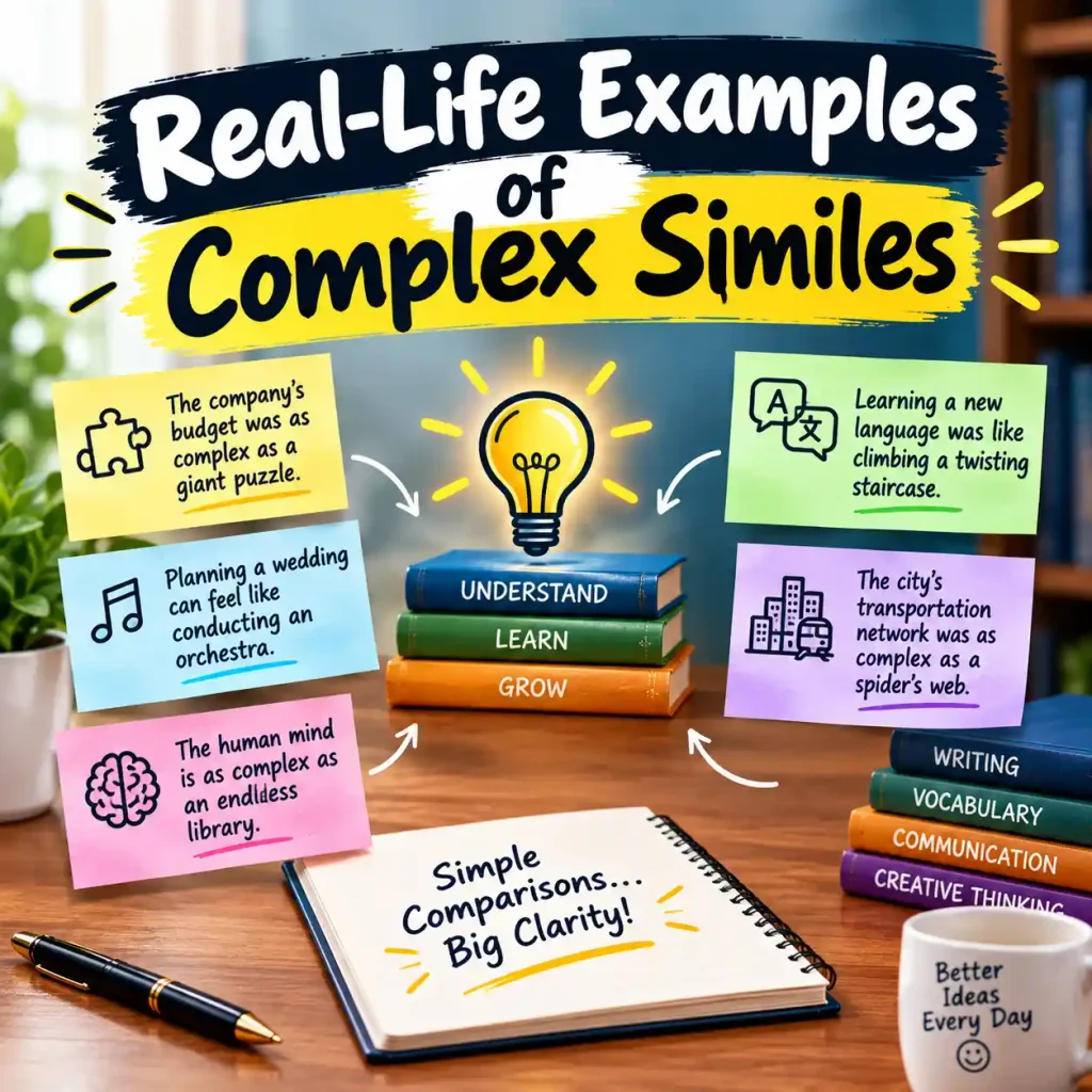 40 Similes for Complex Ideas Explained Simply for Beginners 4 Similes for Complex Ideas