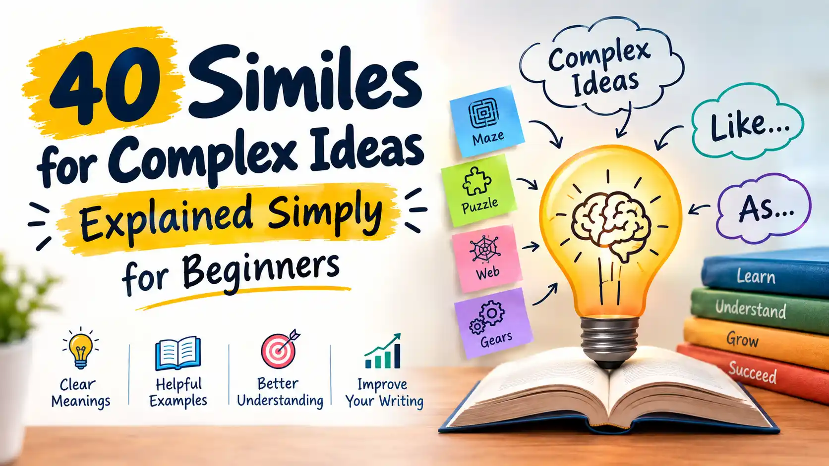 40 Similes for Complex Ideas Explained Simply for Beginners