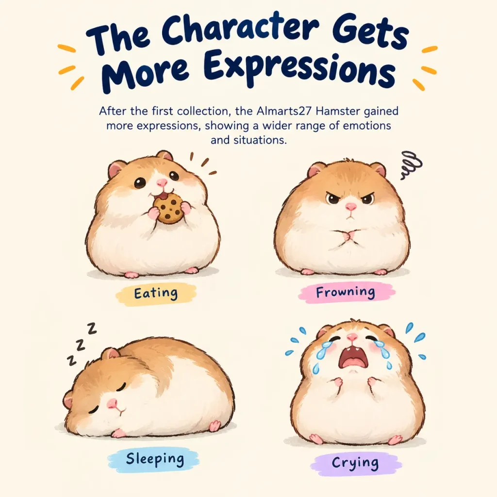 Almarts27 Hamster: The Story Behind the Hamster Drawing Meme 3 The Character Gets More Expressions