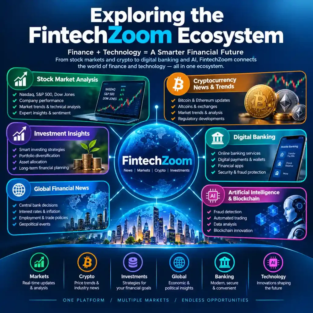 FintechZoom: Global Finance News, Markets, Crypto & Investment Insights 2 Exploring the FintechZoom Ecosystem