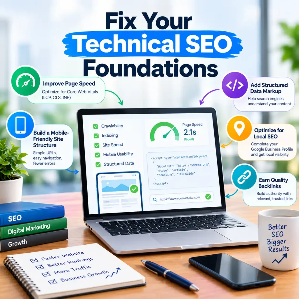 Top SEO Strategies to Scale Your Business Growth 2 Fix Your Technical SEO Foundations