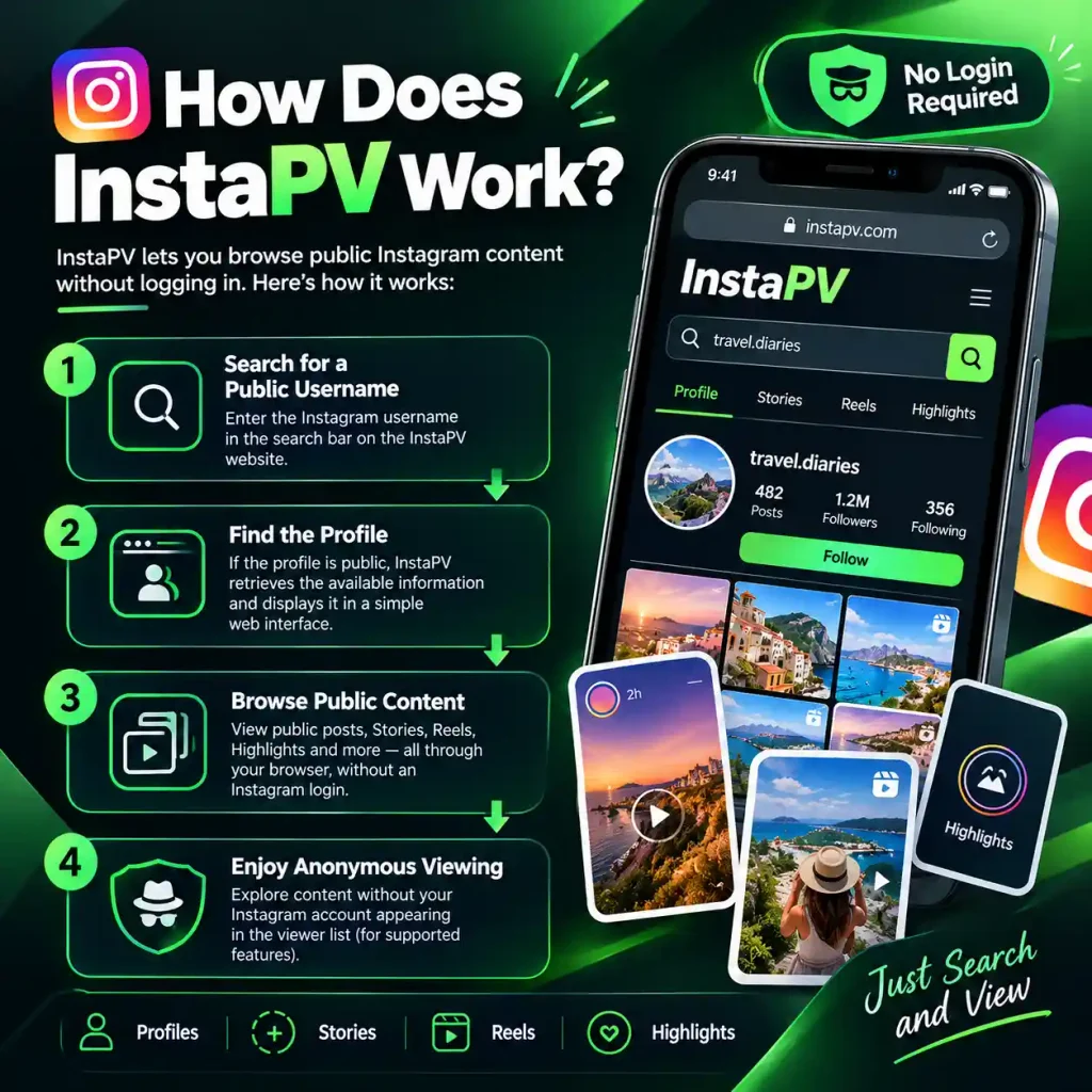 InstaPV: A Complete Guide to Anonymous Instagram Viewing 2 How Does InstaPV Work
