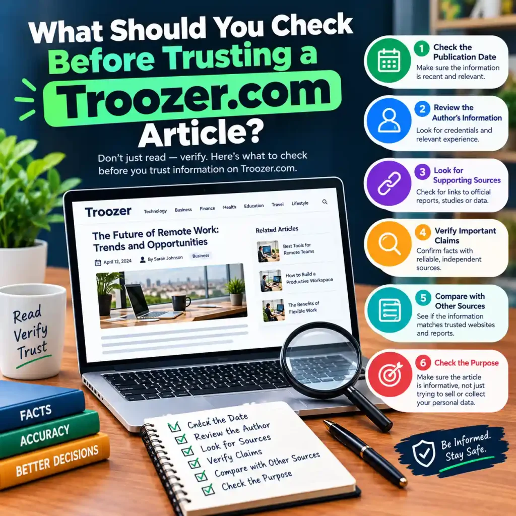 Troozer.com: What Is It and Is It Safe to Use? 3 What Should You Check Before Trusting a Troozer.com Article